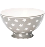 Star warm grey soup bowl XL fra GreenGate - Tinashjem